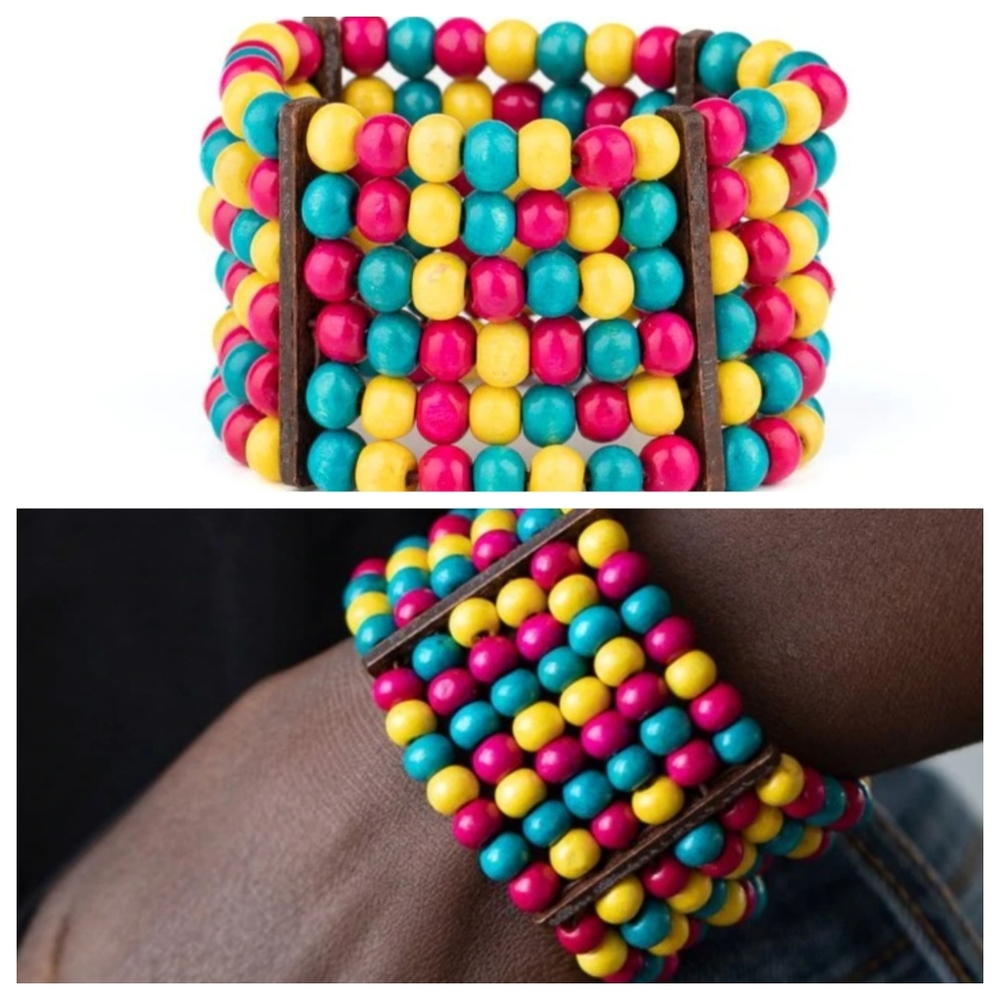 TANNING IN TANZANIA MULTI WOODEN BRACELET